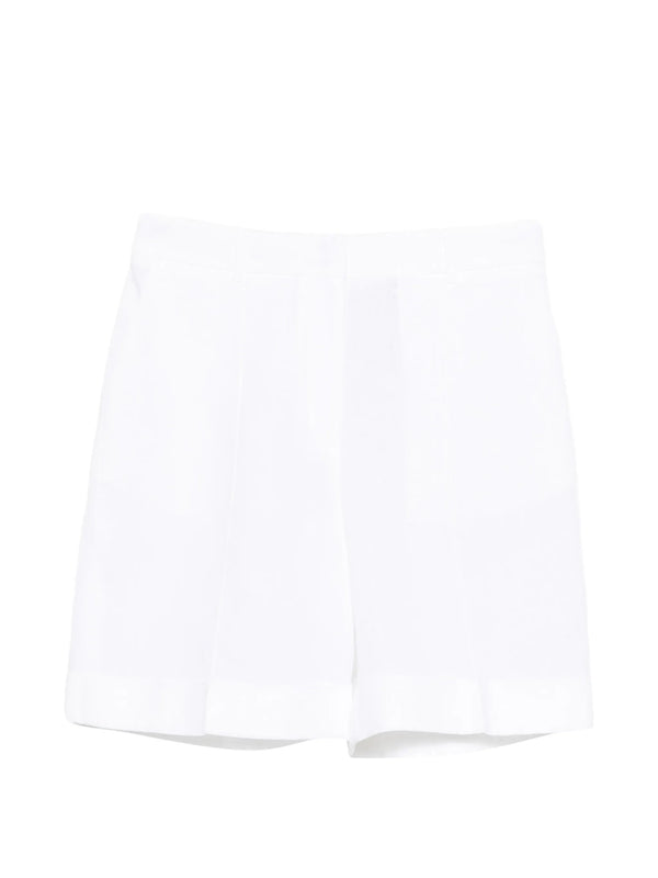Eleventy Linen/Flax 100% shorts in white