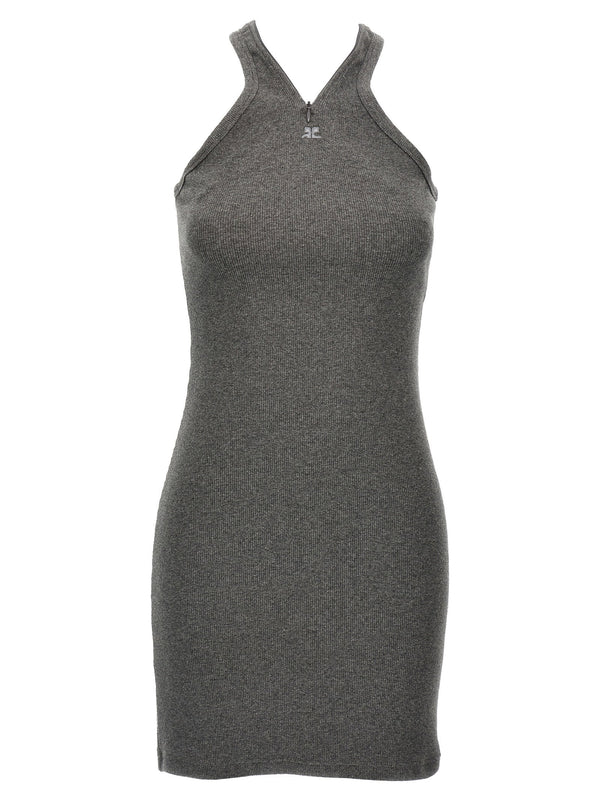 Courreges Criss Cross 90s Mini Dress