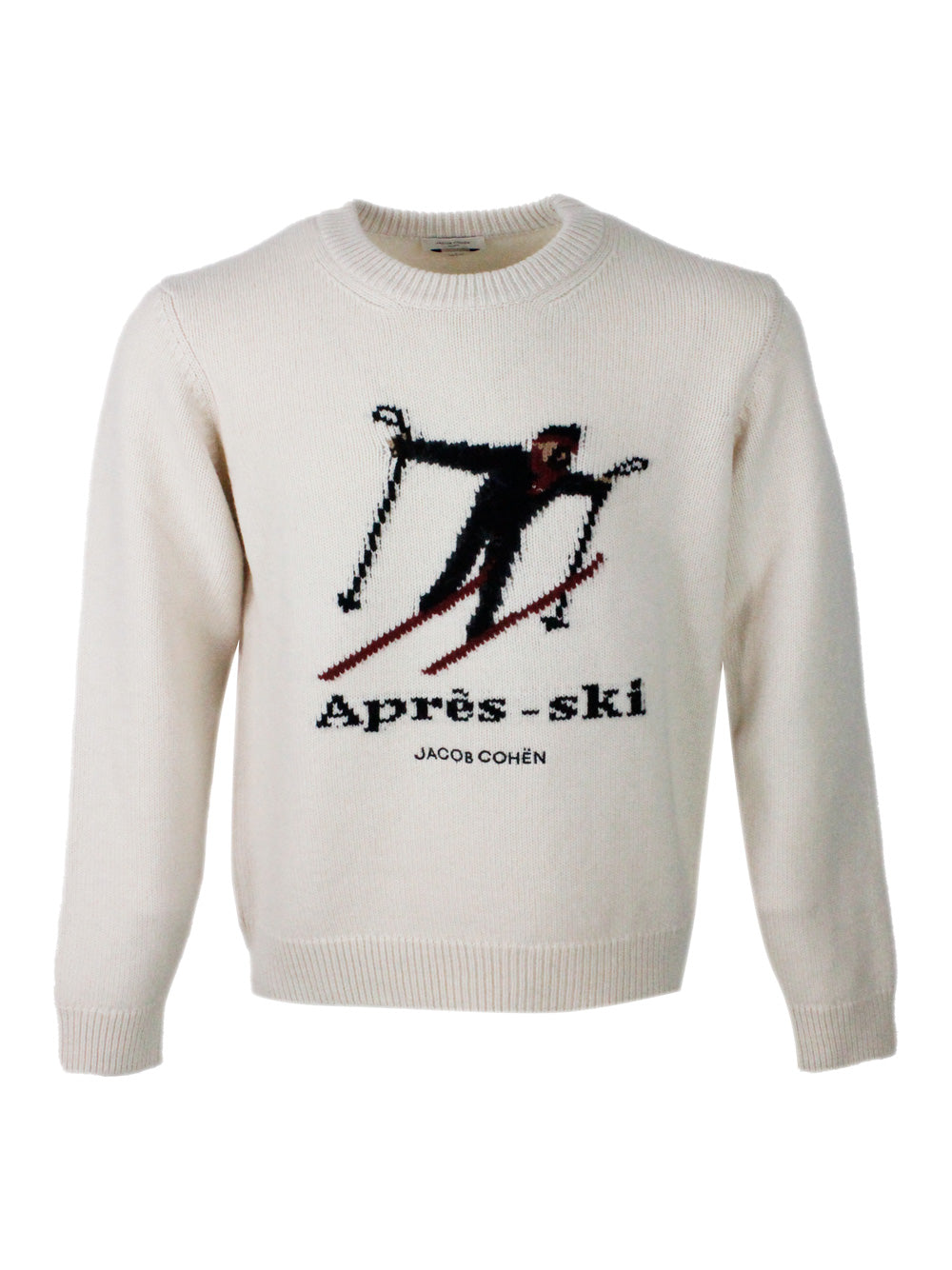 Jacob Cohen Sweaters Cream 90wv 10ws