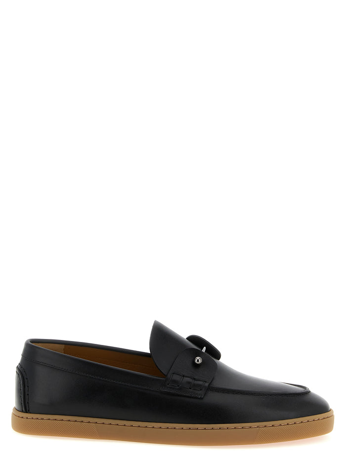 Chambeliboat loafers Black Calfskin Leather (bos Taurus)