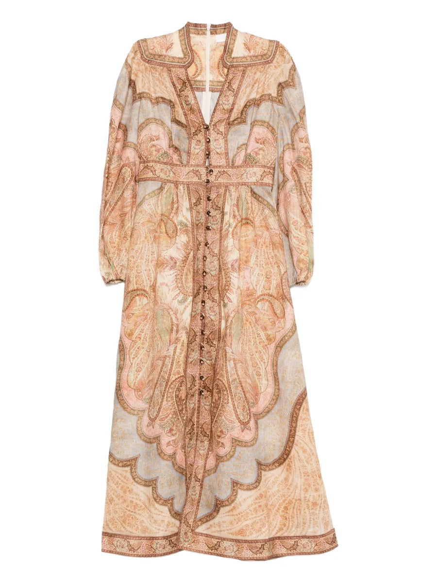 Zimmermann Linen/Flax 100% dress in beige