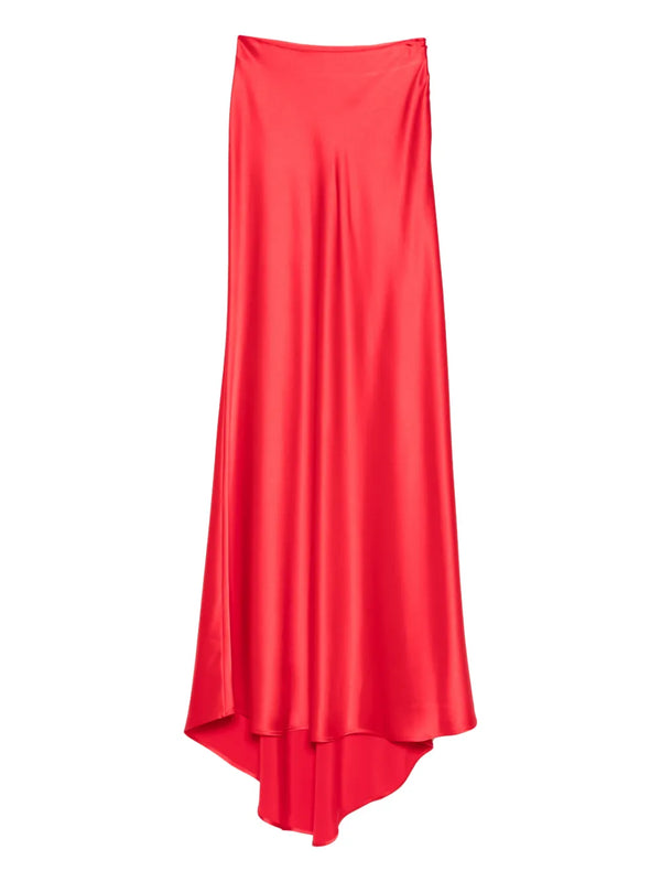 Kiton Triacetate 83% skirt in red