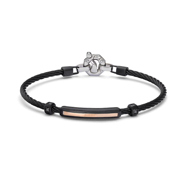 Barakà Brass bracelet in black