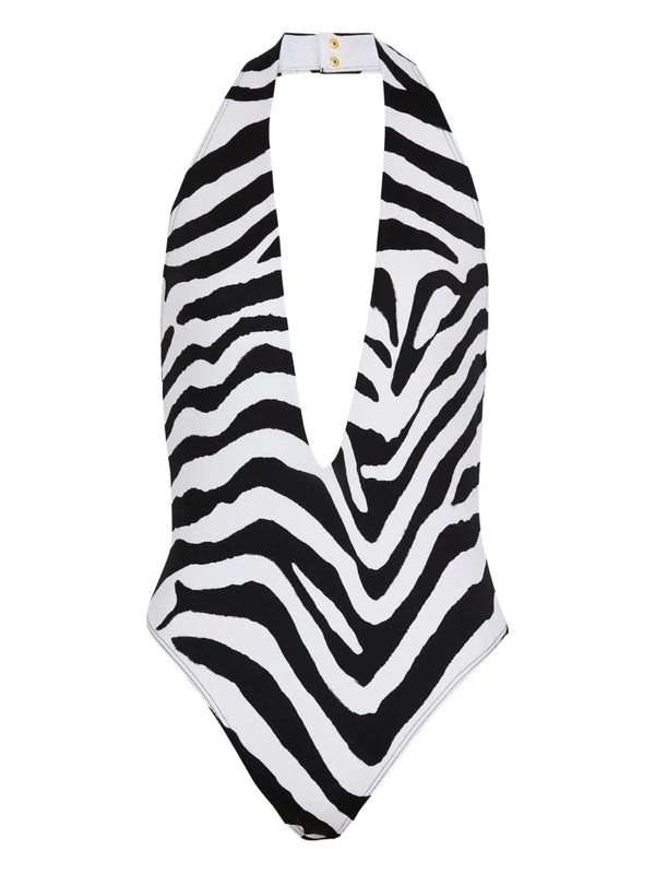 Balmain swimsuit in white
