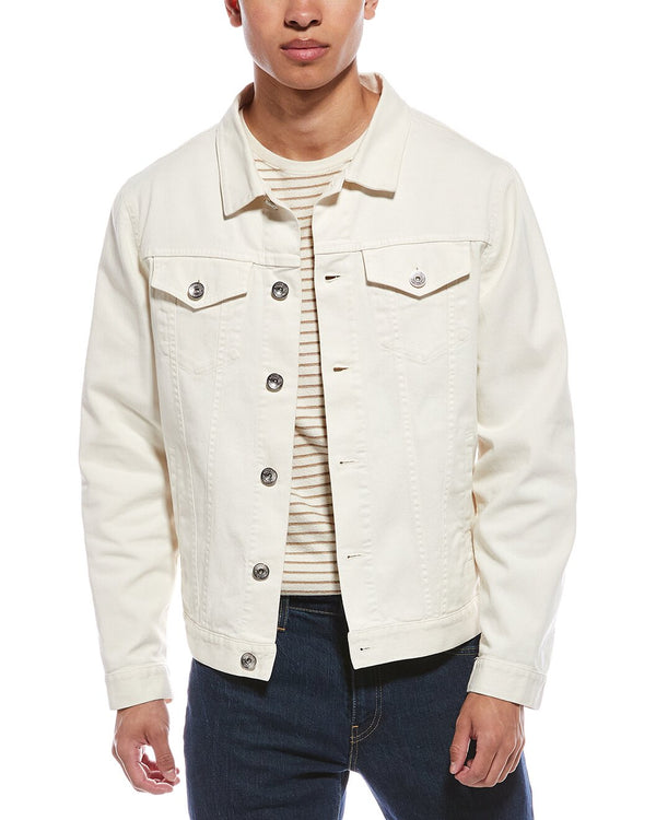 Brunello Cucinelli Mens Off White Cotton Jacket Clothing
