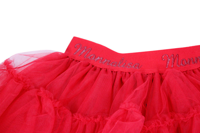 Monnalisa Skirts Red 100co