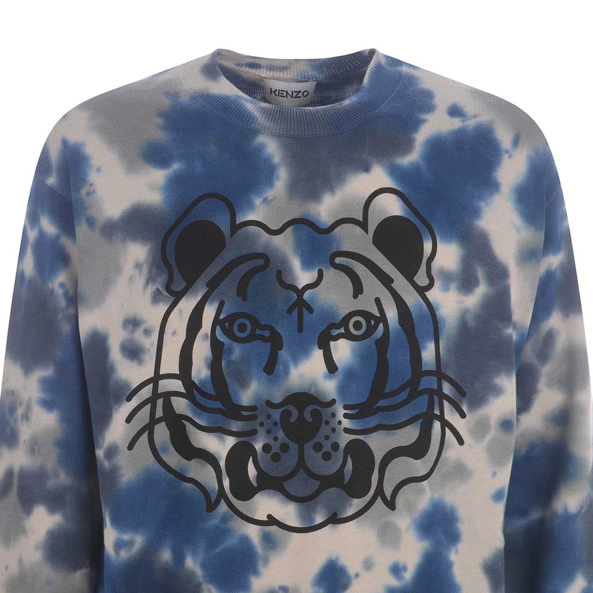 Cotton Printed Sweater Gray