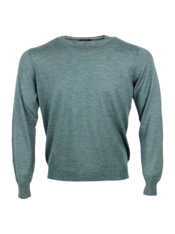 Barba Napoli Sweaters Green 70wv 30se