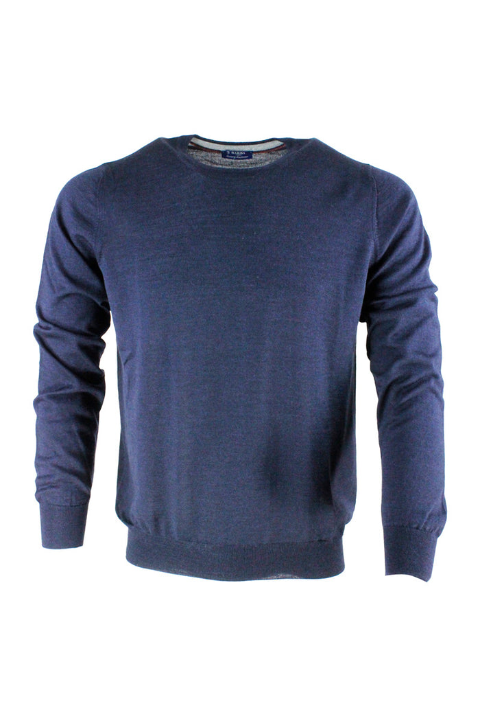 Barba Napoli Sweaters Blue 70wv 30se