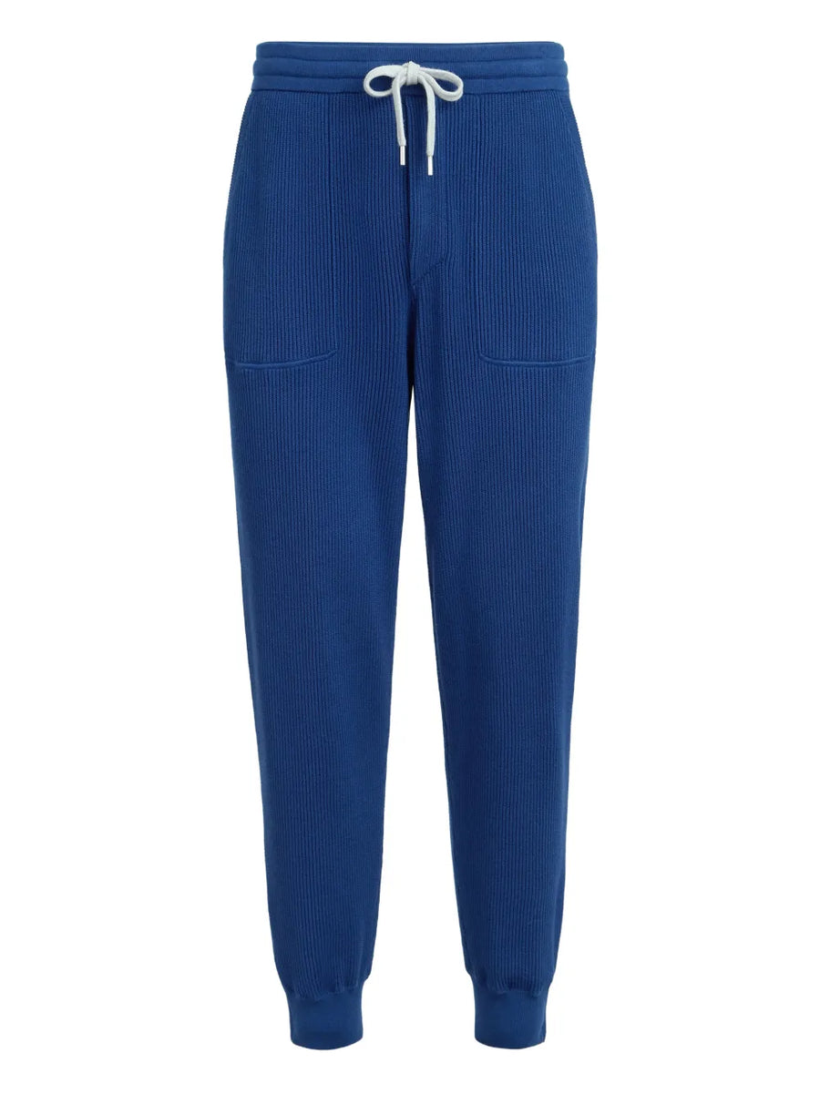 Brunello Cucinelli Cotton 100% joggers in blue