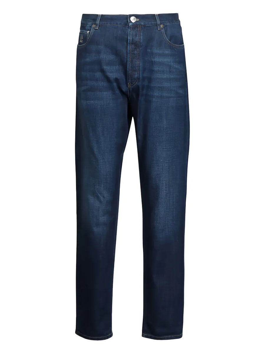 Brunello Cucinelli Cotton 100% jeans in indigo