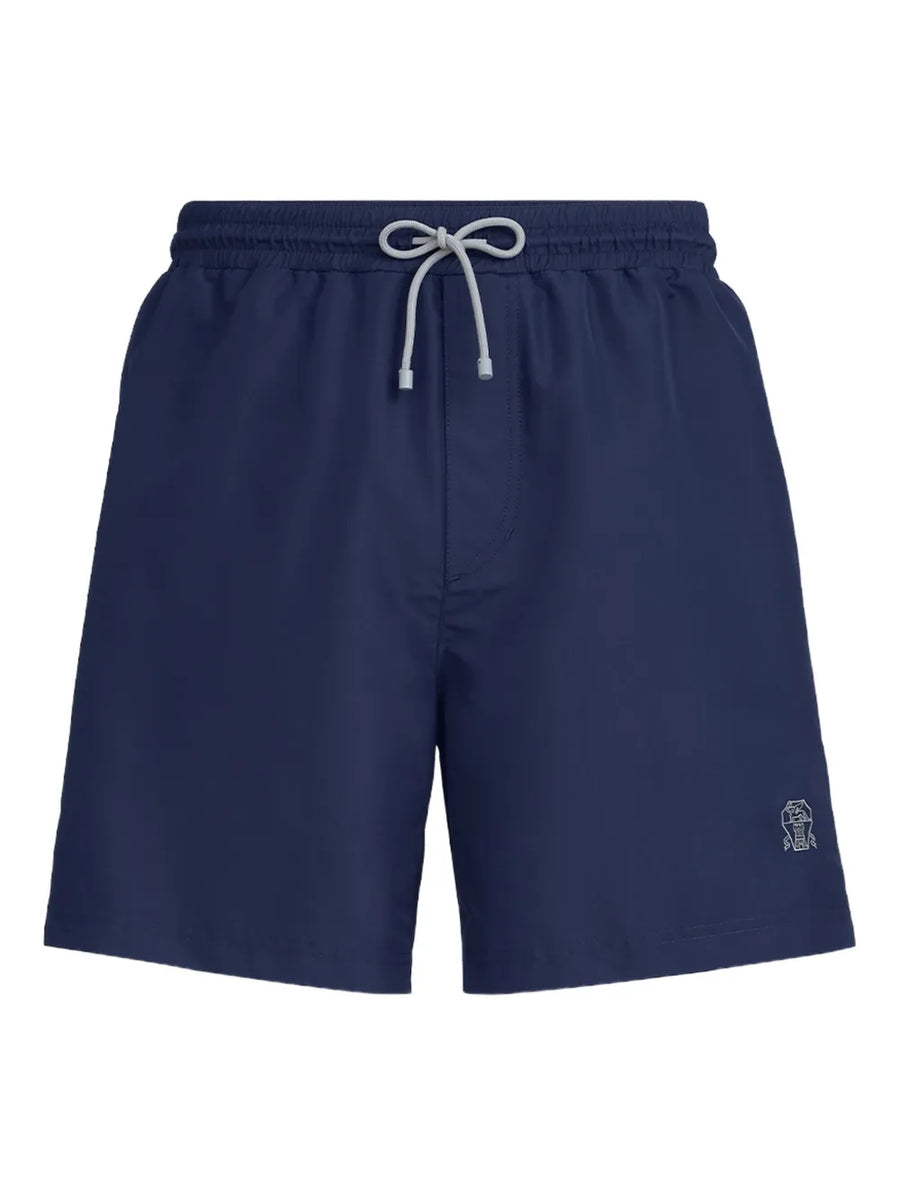 Brunello Cucinelli Polyester 100% swim shorts in navy