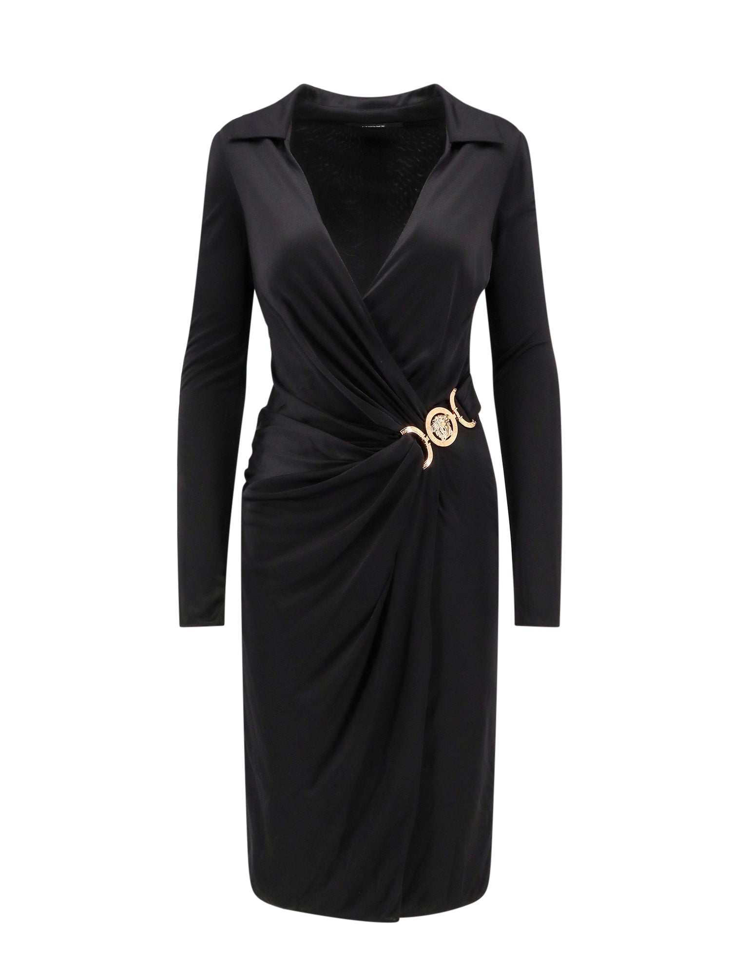 Versace Dresses Black Viscosa