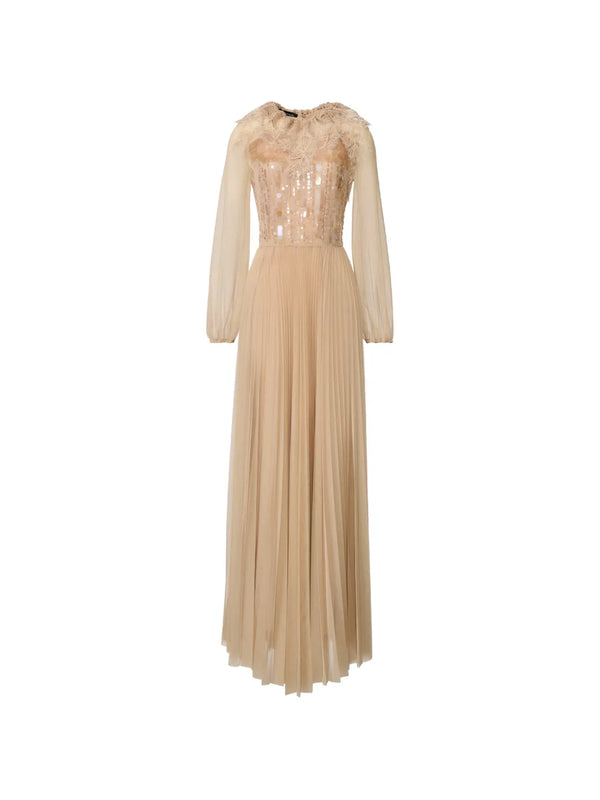 Fabiana Filippi Polyester 100% dress in beige