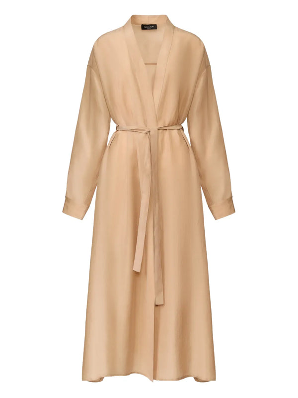 Fabiana Filippi Lyocell 100% coat in beige