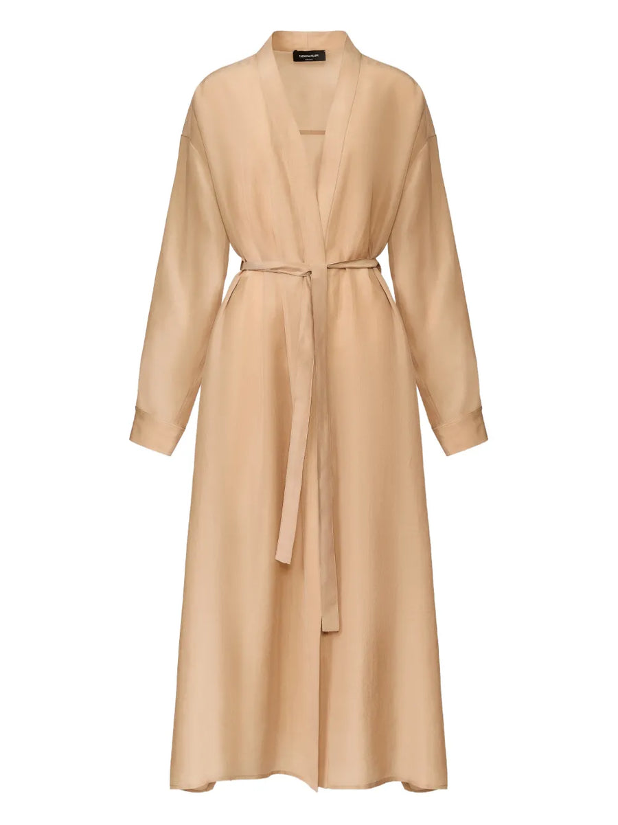 Fabiana Filippi Lyocell 100% coat in beige