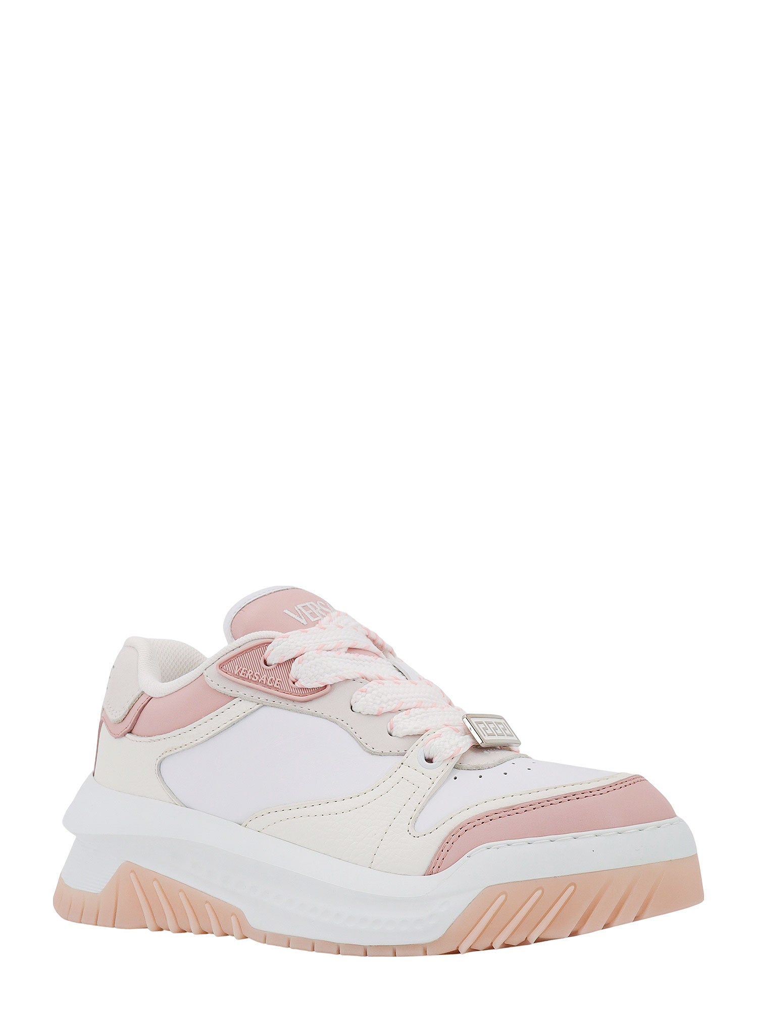 Versace Sneakers White Pelle
