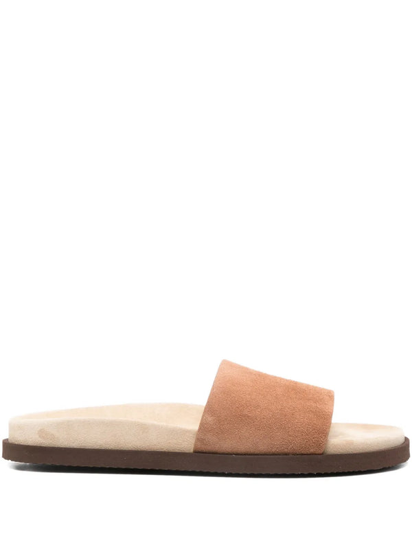 Brunello Cucinelli Outer: Calf Suede 100%; Lining: Calf Suede 100%; Sole: Rubber 100% sandals in tan