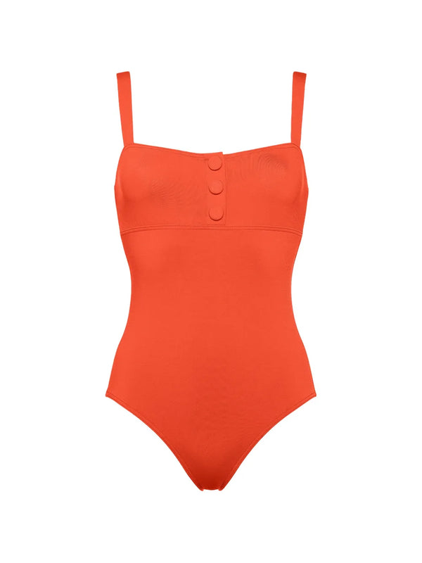 Eres Polyamide 84% swimsuit in red-orange