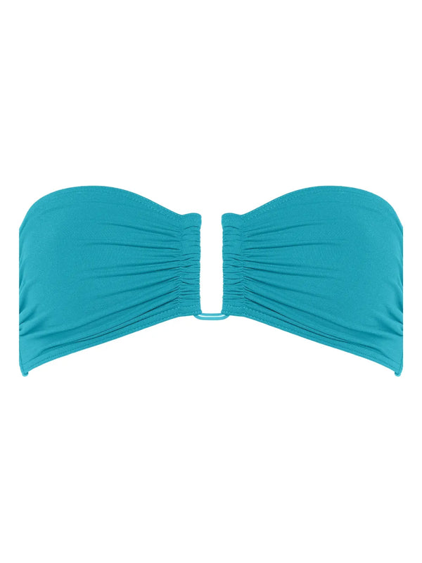 Eres Polyamide 84% bikini top in turquoise