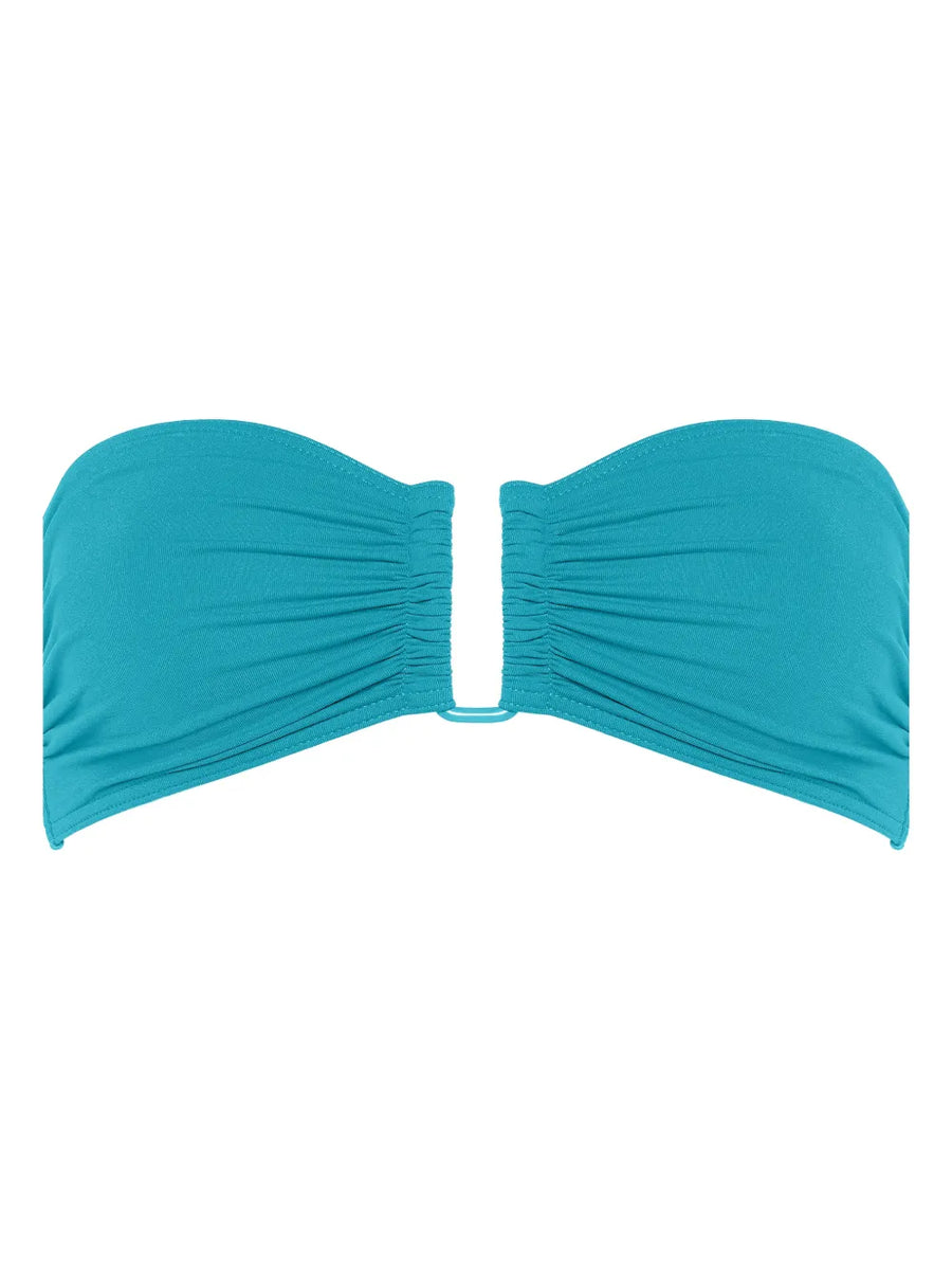 Eres Polyamide 84% bikini top in turquoise