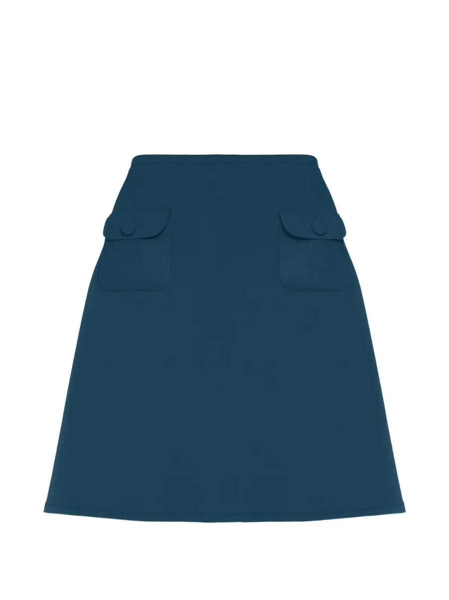 Eres Polyamide 84% skirt in teal