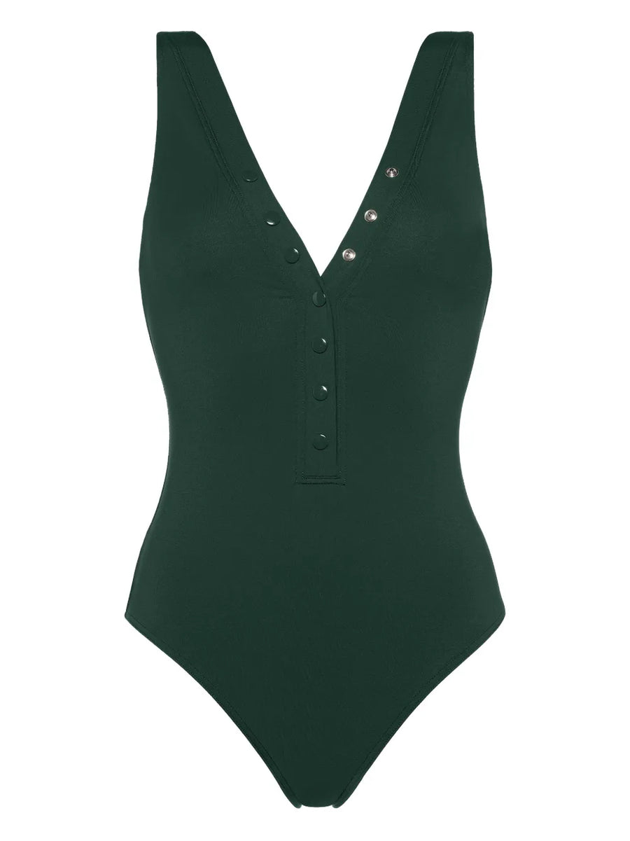 Eres Polyamide 84% one-piece swimsuit in green