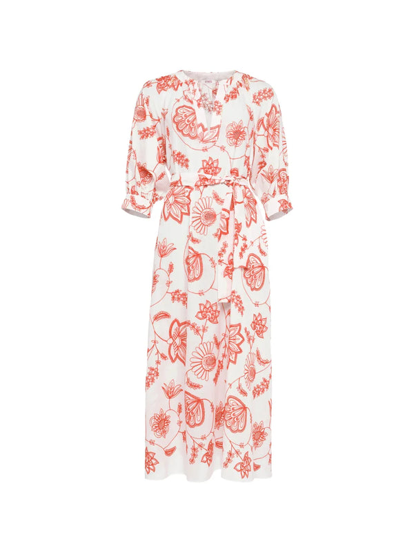 Eres Cotton 100% dress in cream