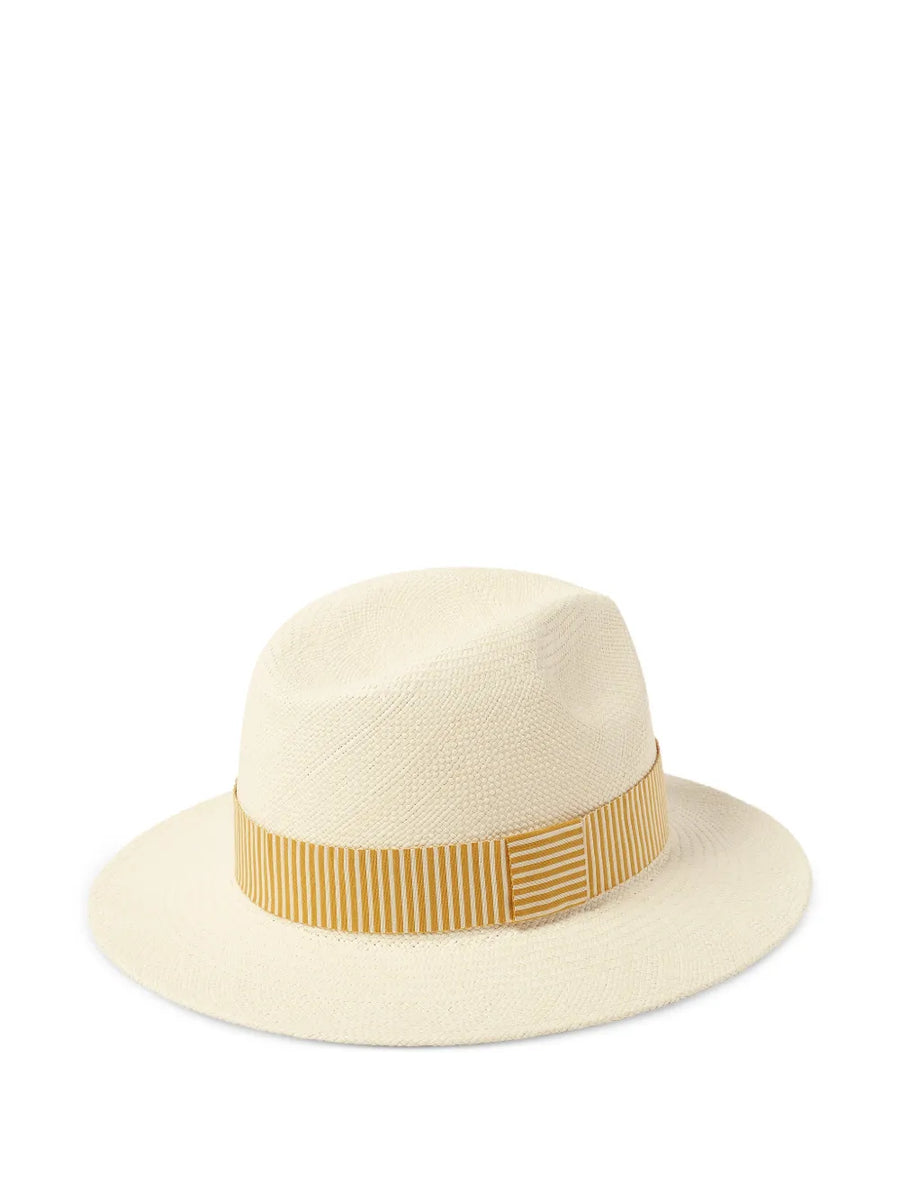 Eres Straw 100% panama hat in cream