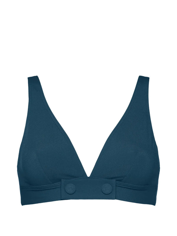 Eres Polyamide 84% bikini top in teal