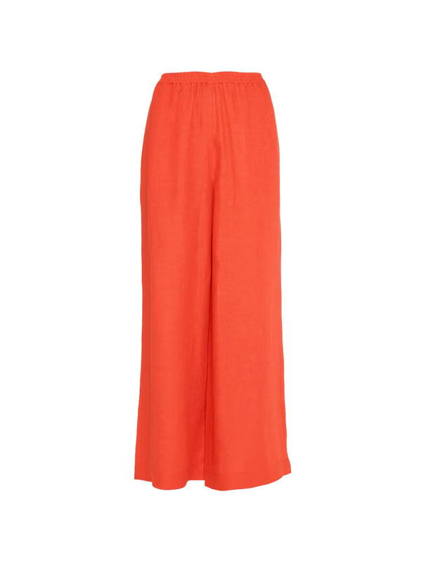 Eres Linen 100% trousers in orange