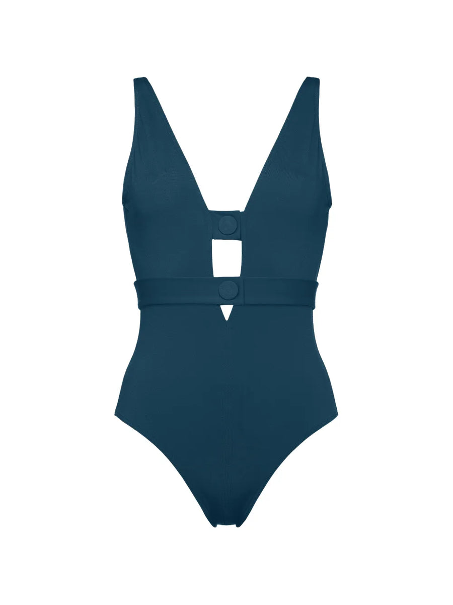 Eres Polyamide 84% swimsuit in teal