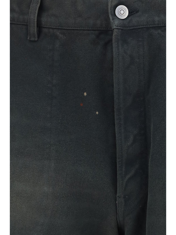 Pants Double-Dye Workwear Black-Spots Black/spots Cotton Trousers