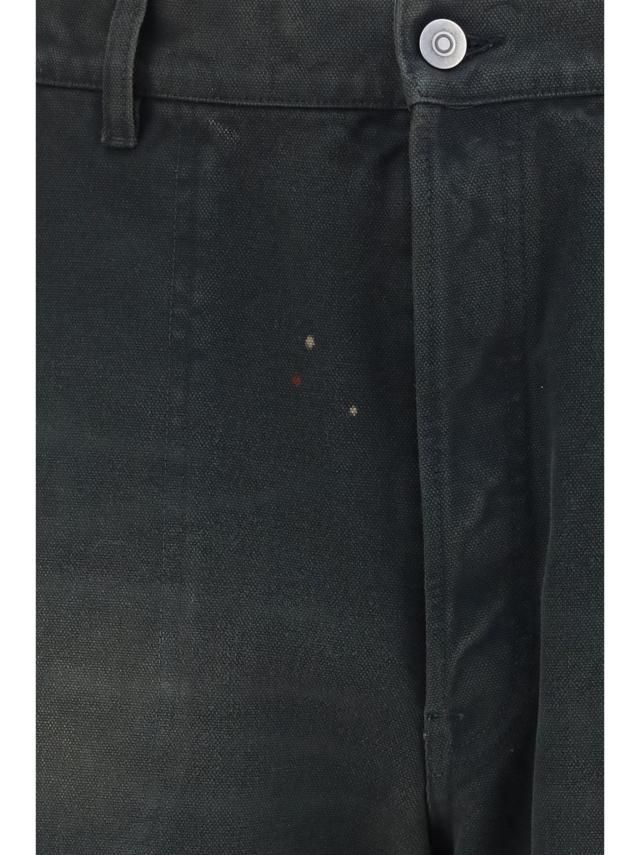 Pants Double-Dye Workwear Black-Spots Black/spots Cotton Trousers