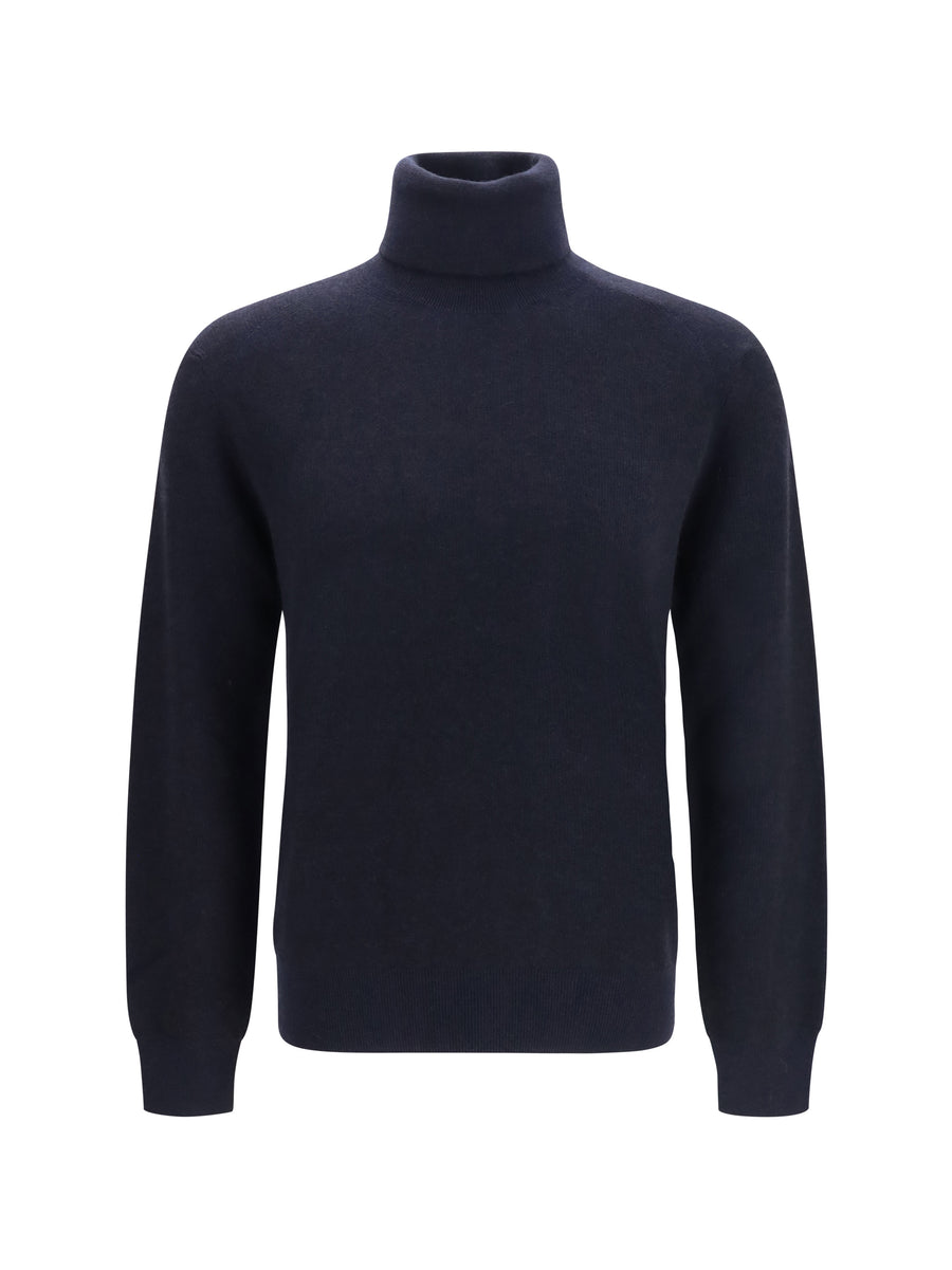 Brioni 66% Cashmere sweater in navy