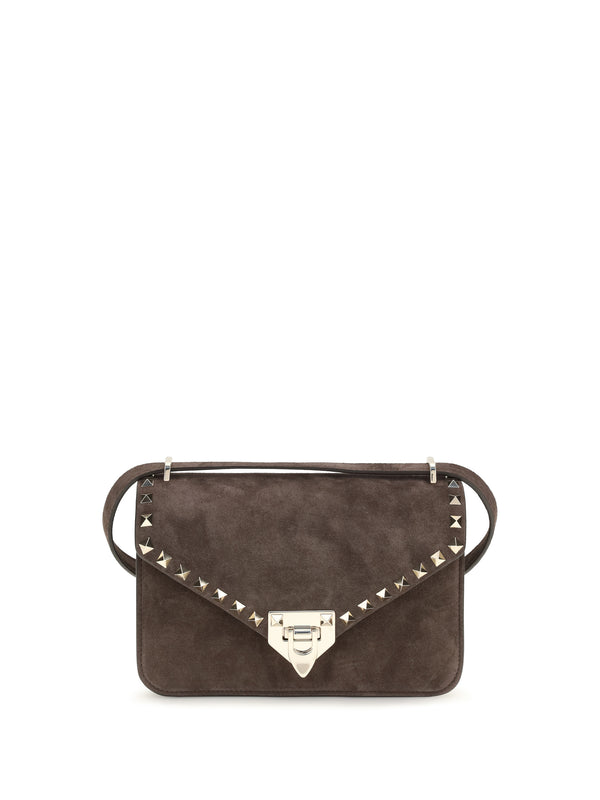 Valentino Garavani 100% Suede shoulder bag in brown