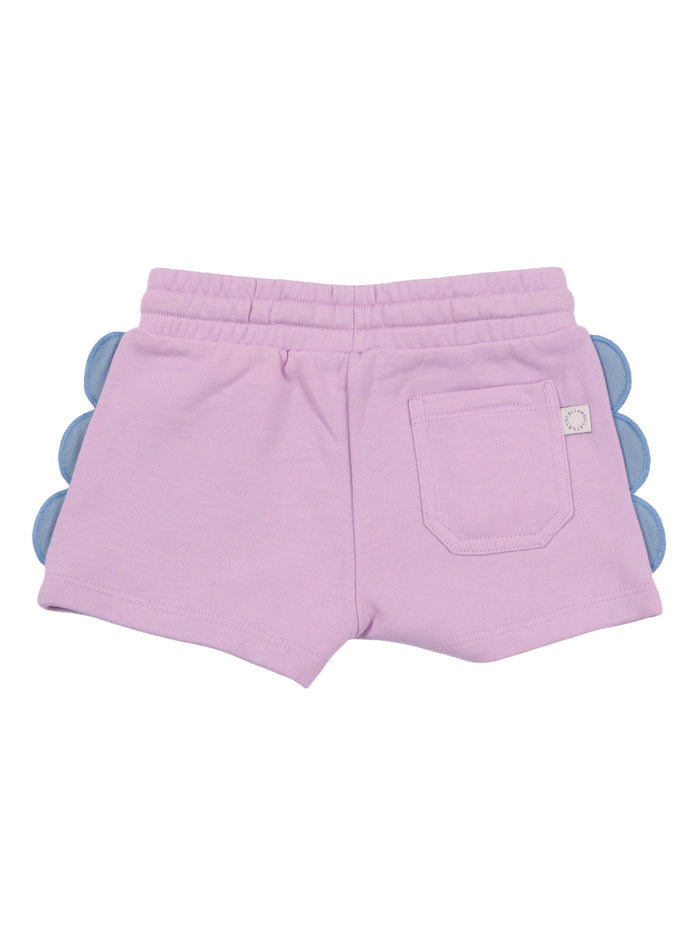 JERSEY SHORTS Purple Cotton Polyester