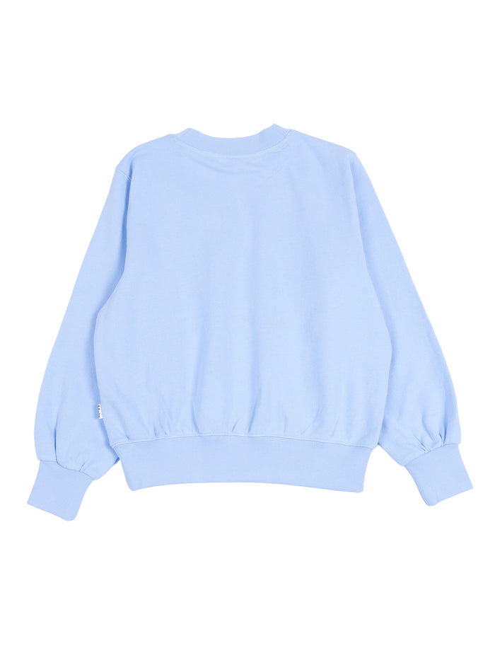 Marge Sweat Shirt Light Blue Cotton Organic Sweatshirt