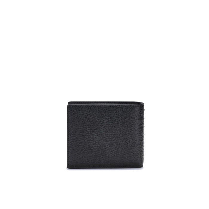Valentino Garavani Bifold Rockstud Wallet Black Leather