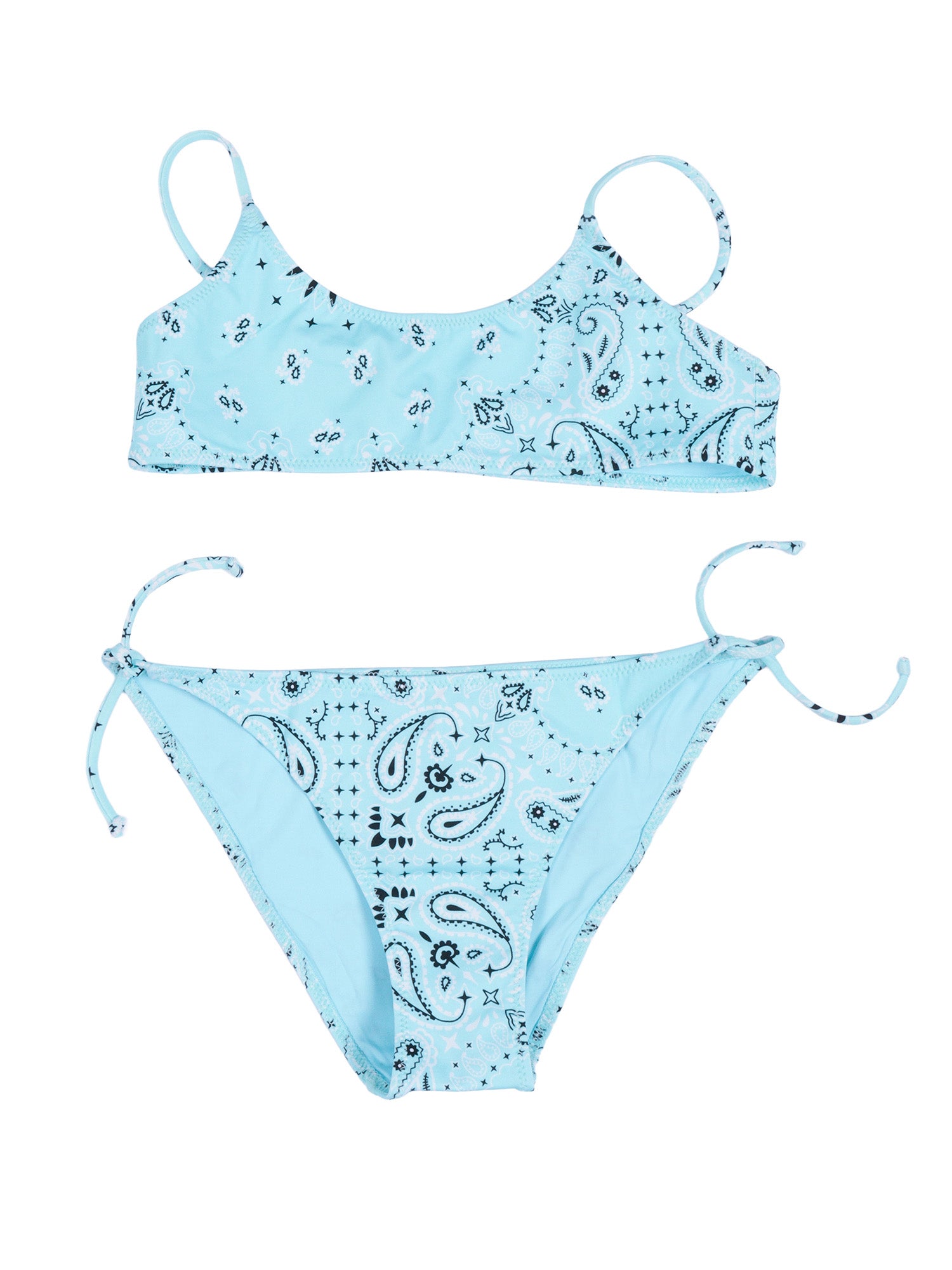 Jaiden-Bandanna Round 56 Light Blue Polyamide Elastane Bikini