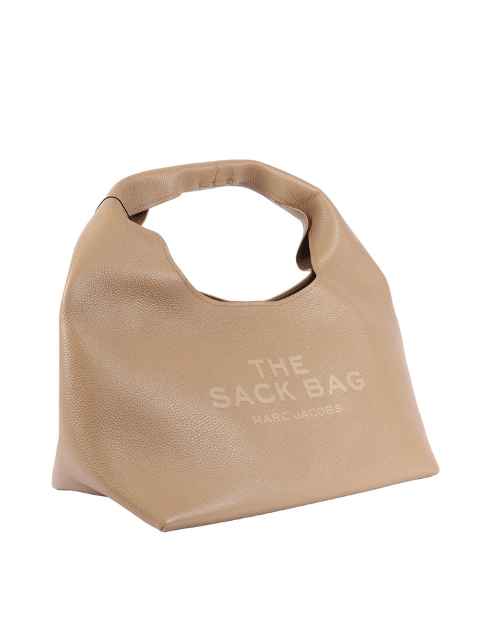 THE SACK Camel Cow Leather Shoulder Bag