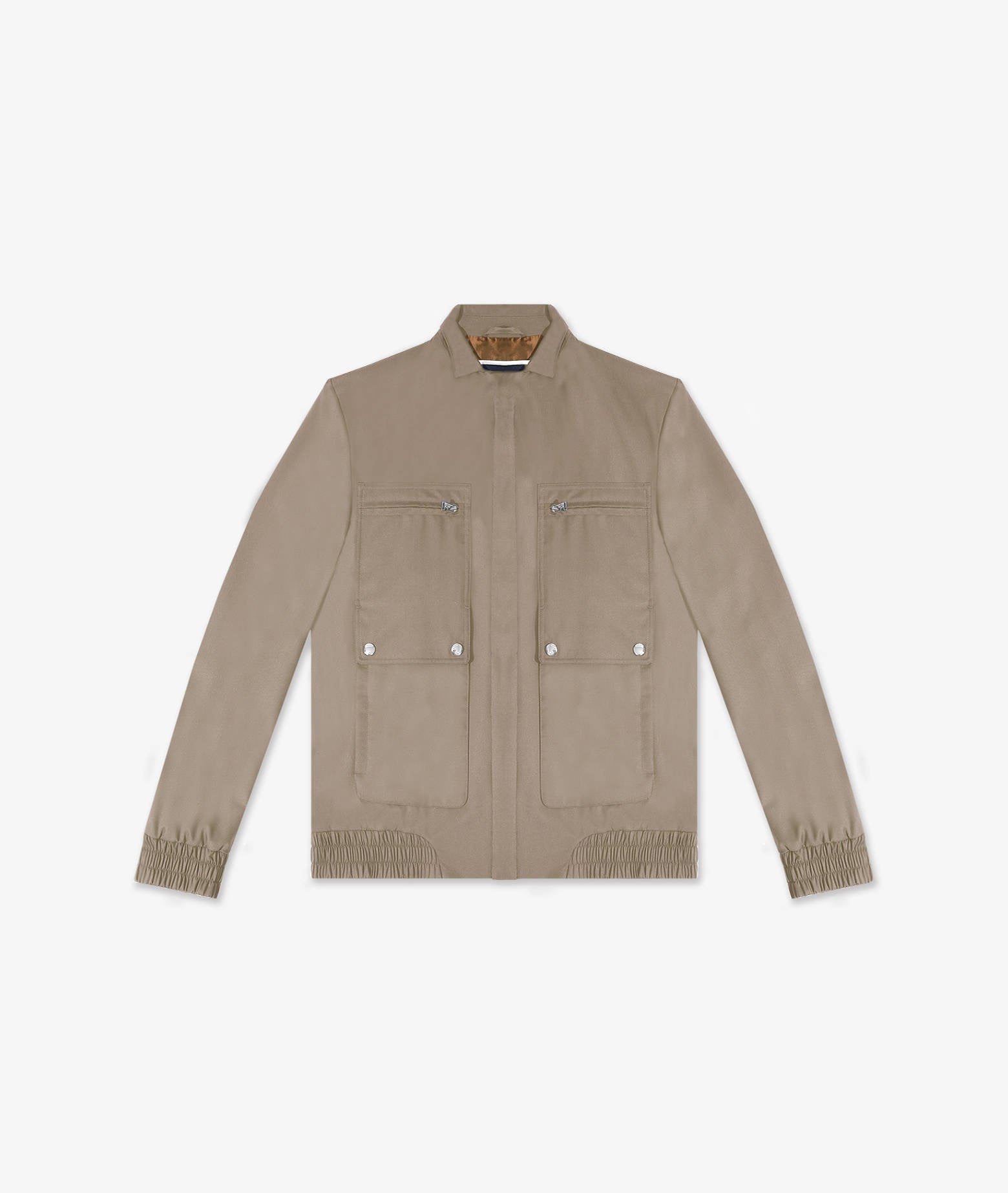 Wool Jacket Croker Beige Sportwear Blouson