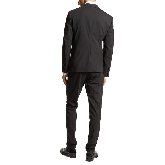 Tokyo Wool Suit Black Elastane Virgin