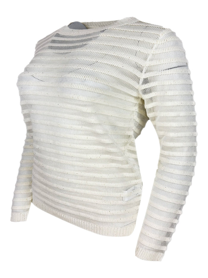 Fabiana Filippi Sweaters Cream 61co 38li 1pl