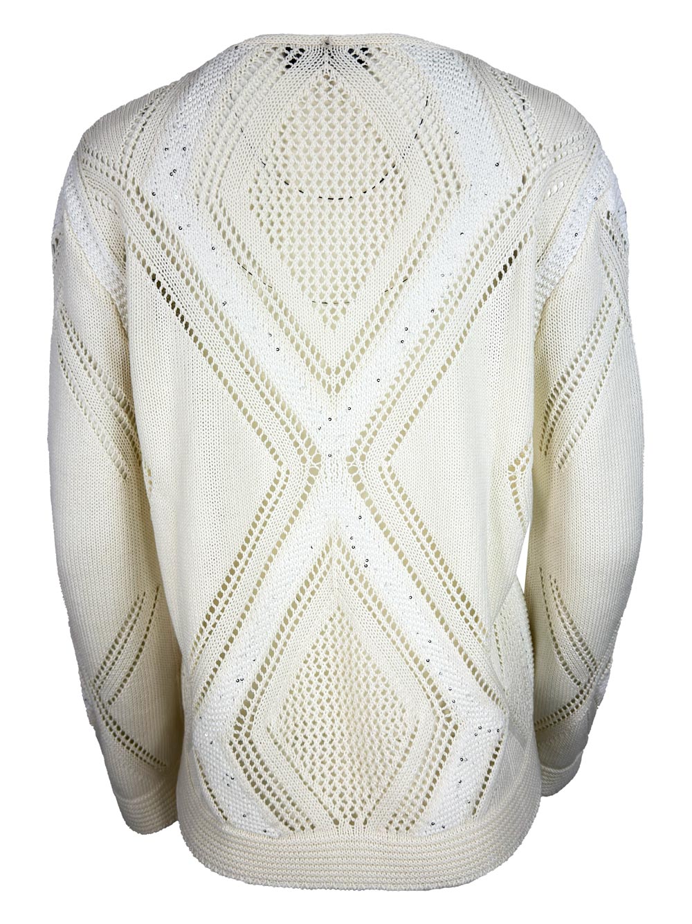 Lorena Antoniazzi Sweaters Cream 42li 40co17se