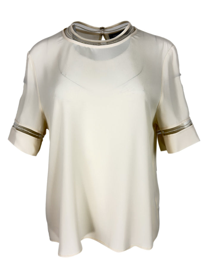 Fabiana Filippi T-shirts and Polos Cream 68ac 32se