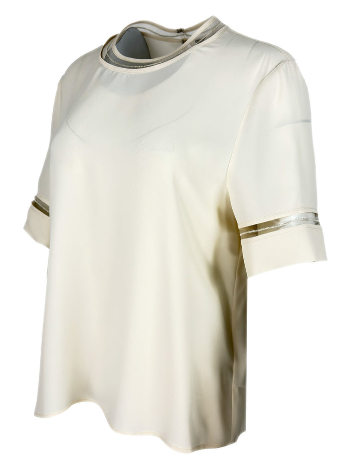Fabiana Filippi T-shirts and Polos Cream 68ac 32se
