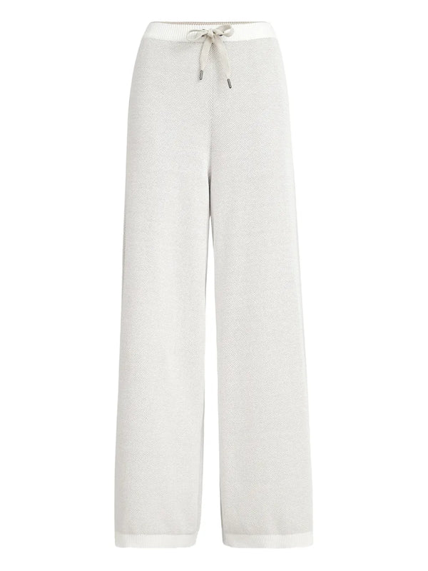 Brunello Cucinelli 100% Cotton trousers in white