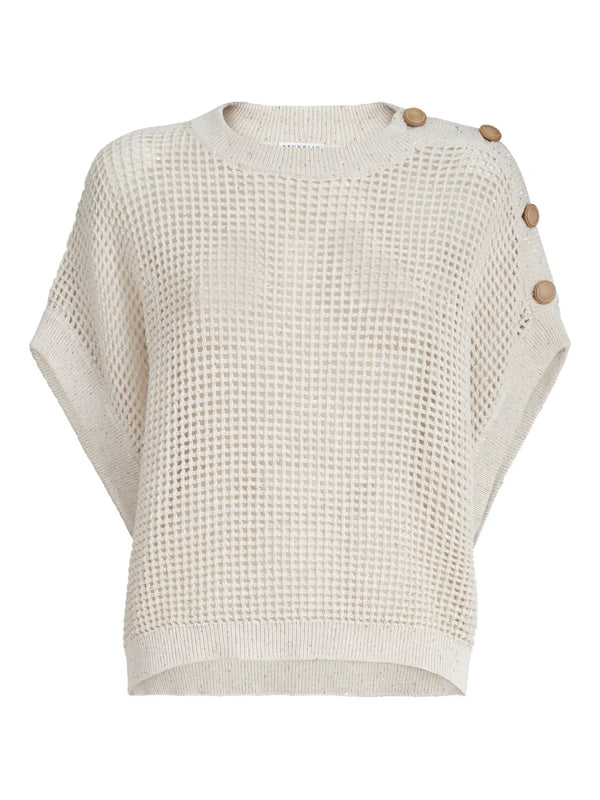 Brunello Cucinelli Cotton 96% sweater in beige