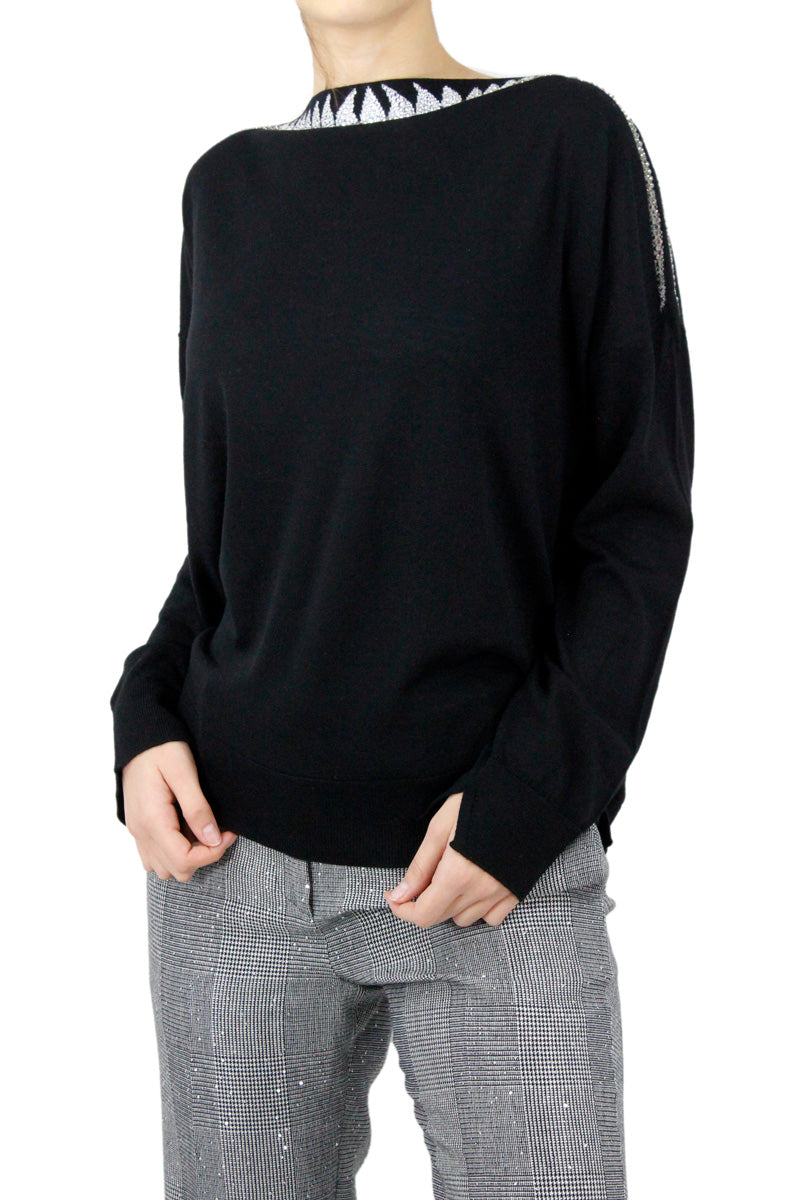 Ermanno Scervino Sweaters Black Lana Vergine